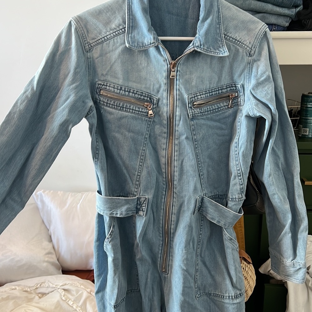 Express Denim Jumpsuit